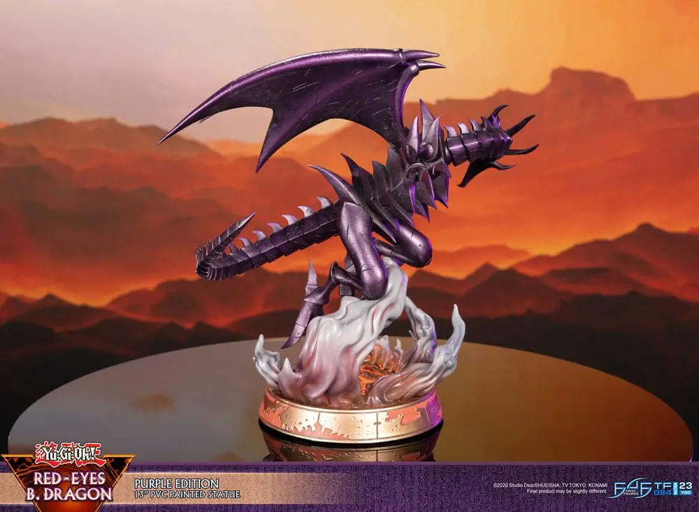 Yu-Gi-Oh! PVC socha Red-Eyes B. Dragon fialová barva 33 cm fotografii produktu