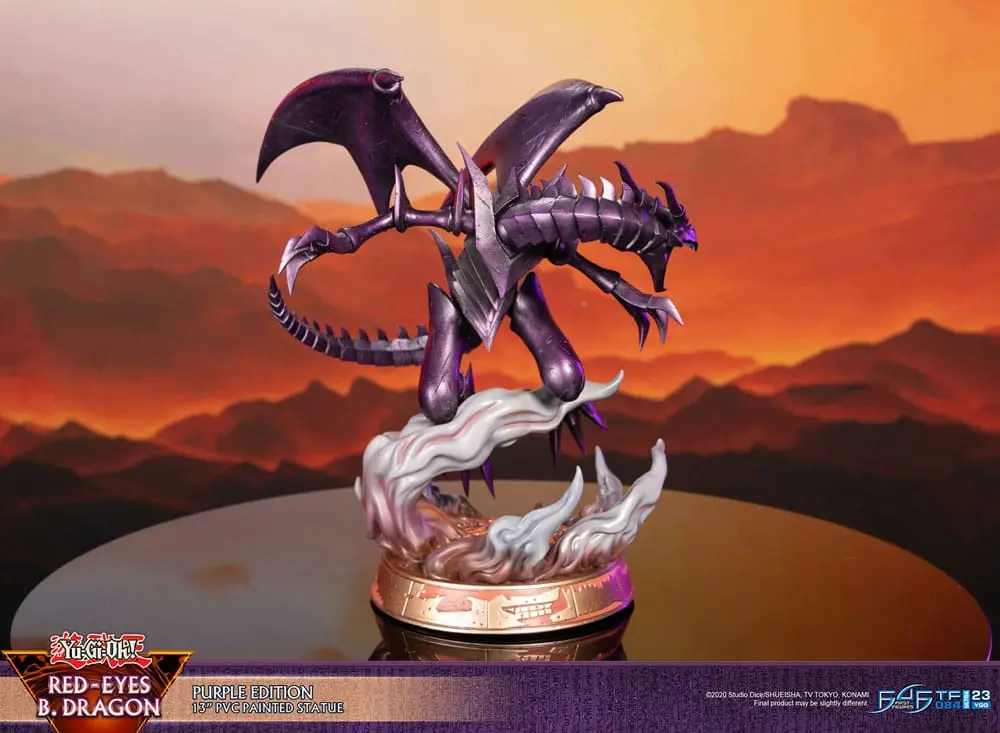 Yu-Gi-Oh! PVC socha Red-Eyes B. Dragon fialová barva 33 cm fotografii produktu