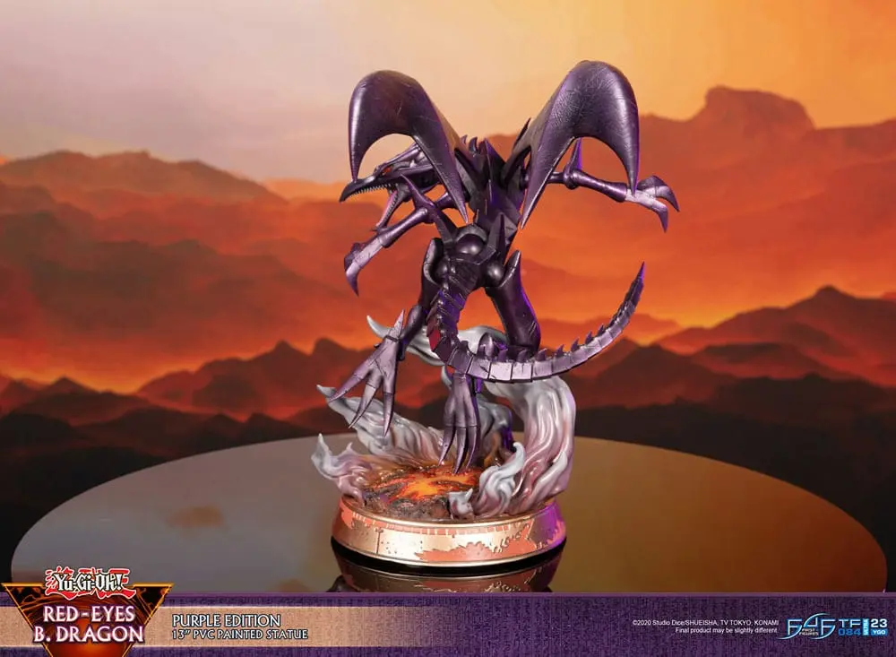 Yu-Gi-Oh! PVC socha Red-Eyes B. Dragon fialová barva 33 cm fotografii produktu