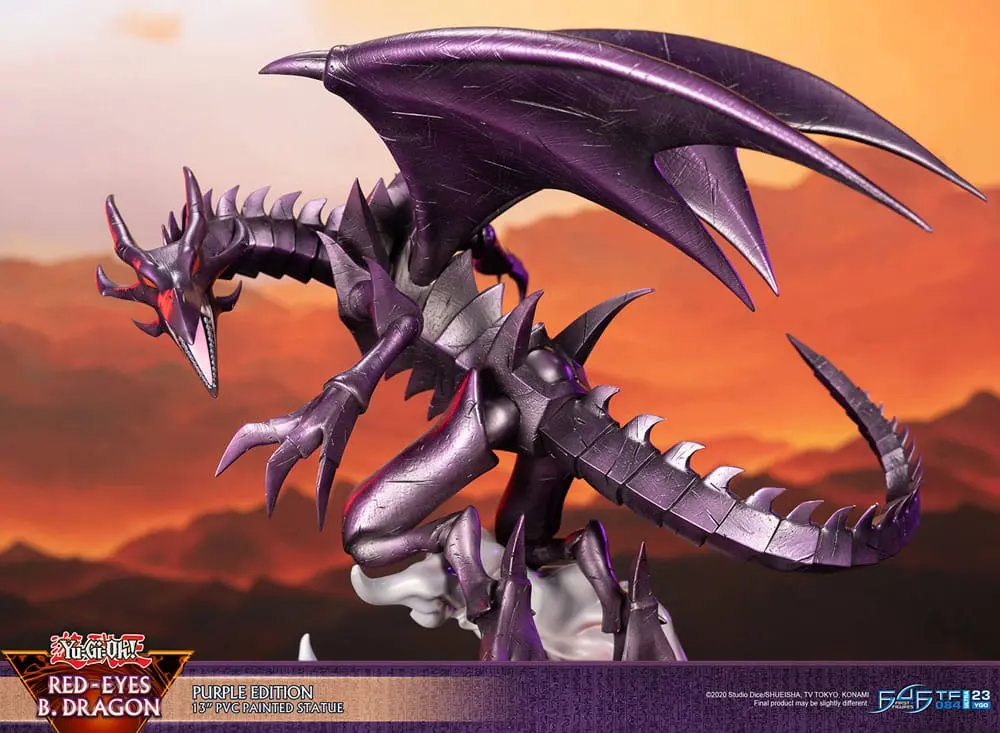 Yu-Gi-Oh! PVC socha Red-Eyes B. Dragon fialová barva 33 cm fotografii produktu