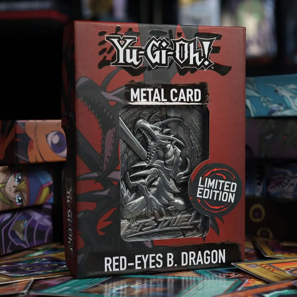 Yu-Gi-Oh! Replika karta Red Eyes B. Dragon Limitovaná edice fotografii produktu