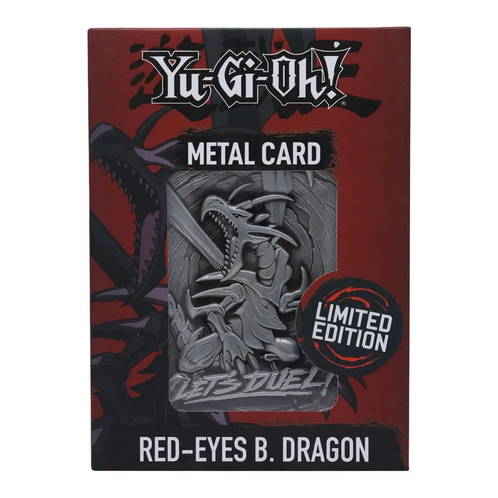 Yu-Gi-Oh! Replika karta Red Eyes B. Dragon Limitovaná edice fotografii produktu