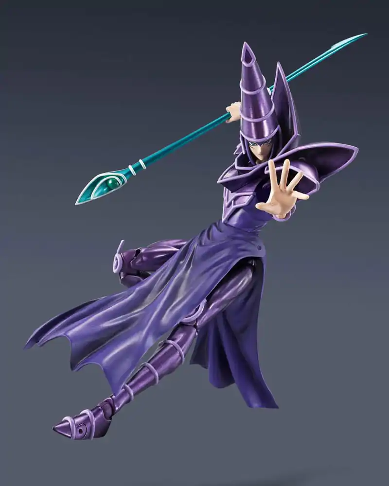 Yu-Gi-Oh! S.H. MonsterArts akční figurka Dark Magician 19 cm fotografii produktu