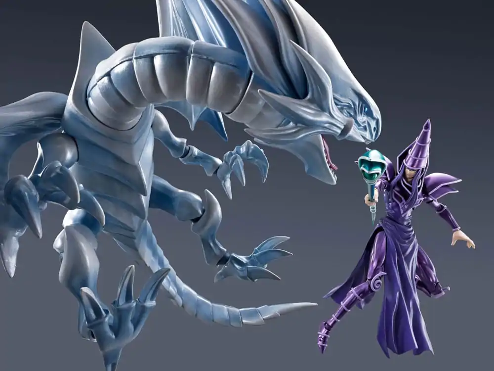 Yu-Gi-Oh! S.H. MonsterArts akční figurka Dark Magician 19 cm fotografii produktu