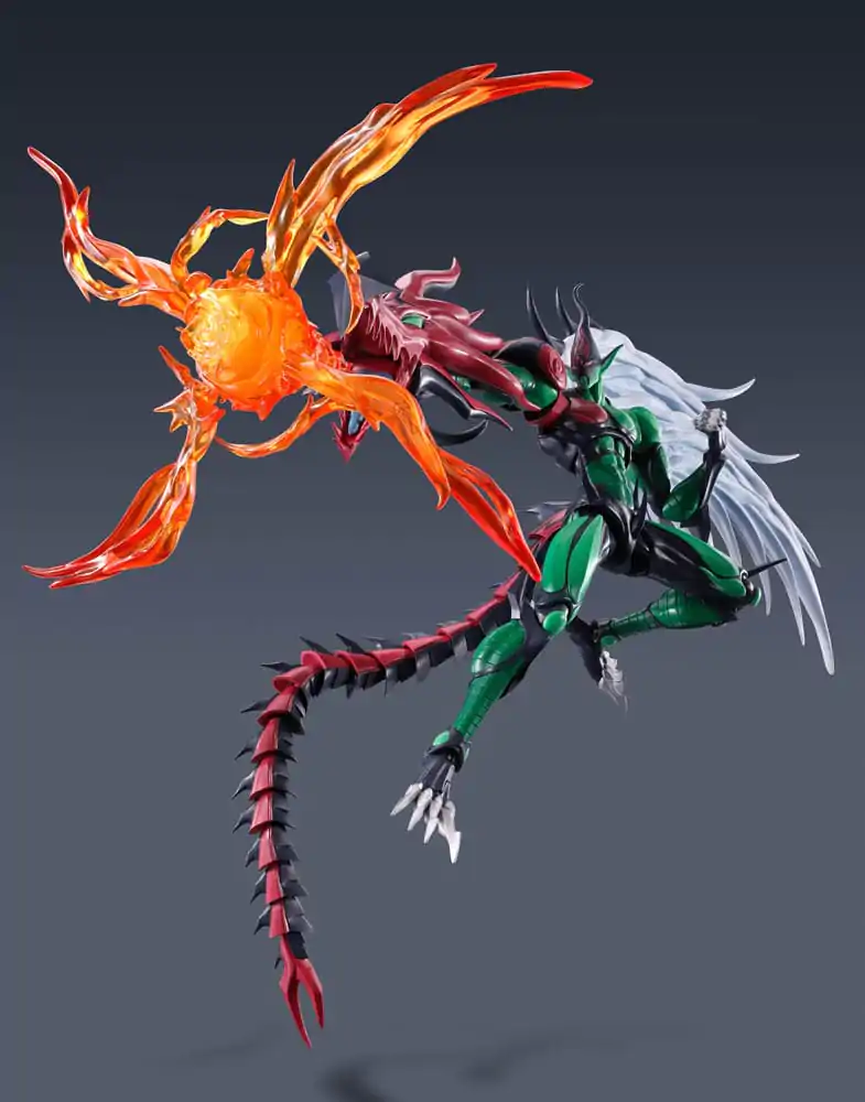 Yu-Gi-Oh! S.H. MonsterArts akční figurka Elemental Hero Flame Wingman 19 cm fotografii produktu