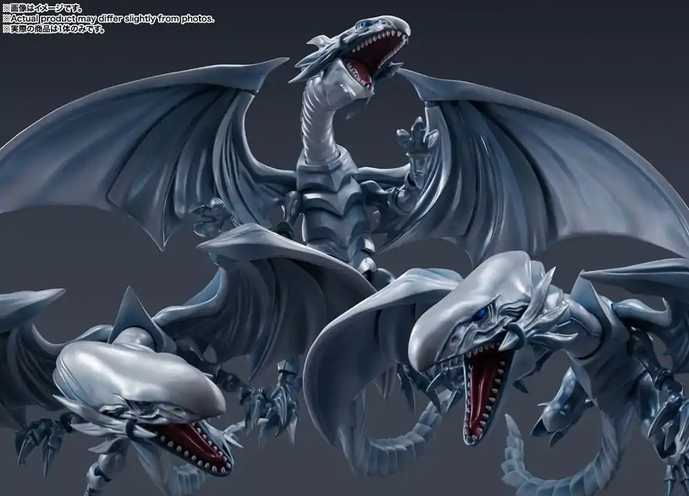 Yu-Gi-Oh! S.H. MonsterArts akční figurka Blue-Eyes White Dragon 22 cm fotografii produktu