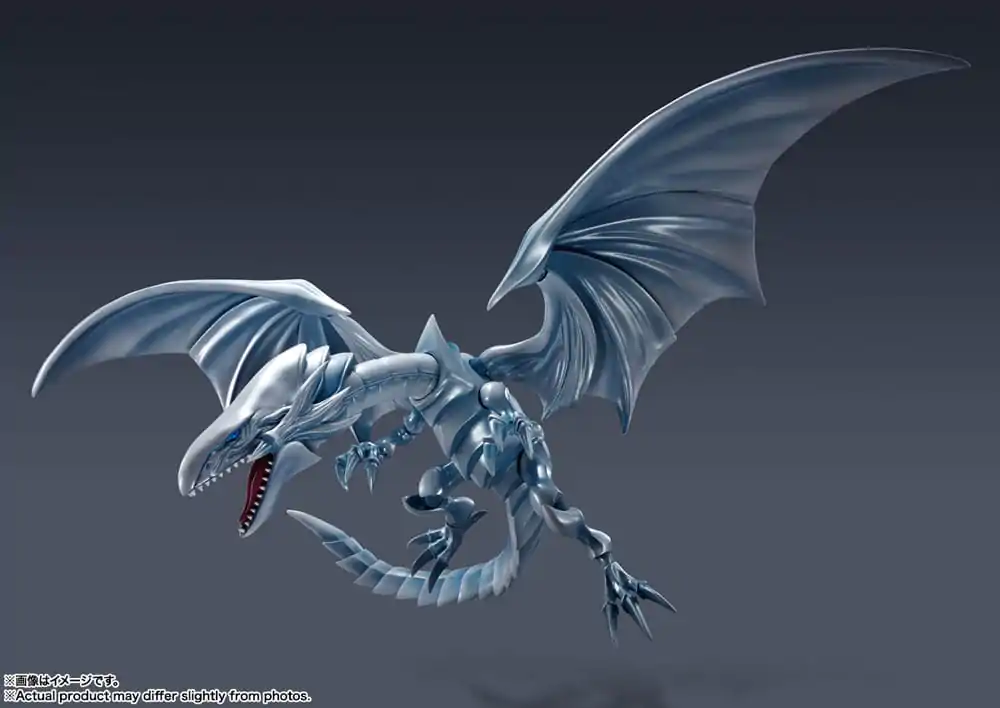 Yu-Gi-Oh! S.H. MonsterArts akční figurka Blue-Eyes White Dragon 22 cm fotografii produktu