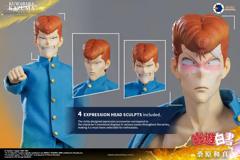 Yu Yu Hakusho Akční figurka 1/6 Kazuma Kuwabara 30 cm fotografii produktu