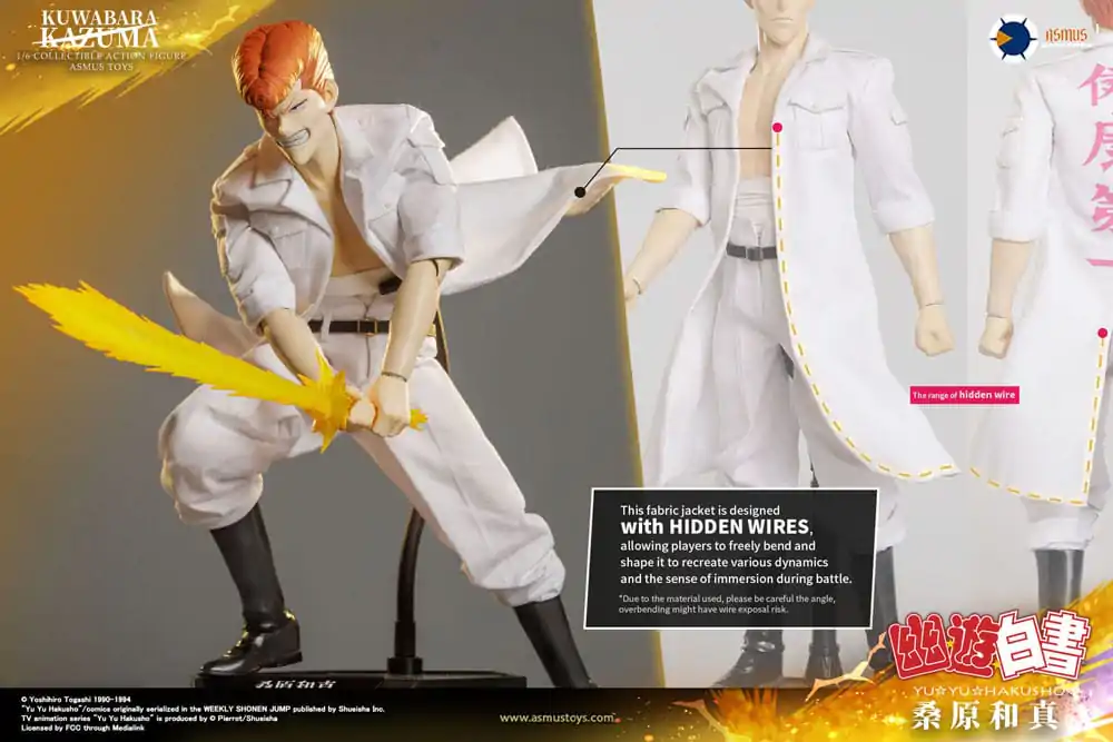 Yu Yu Hakusho Akční figurka 1/6 Kazuma Kuwabara 30 cm fotografii produktu
