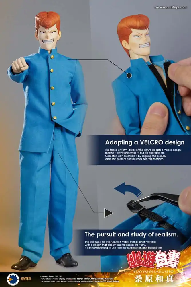 Yu Yu Hakusho Akční figurka 1/6 Kazuma Kuwabara 30 cm fotografii produktu