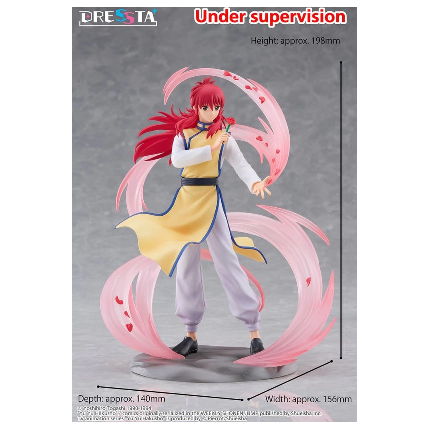 Yu Yu Hakusho Dressta PVC figurka Kurama 18 cm fotografii produktu