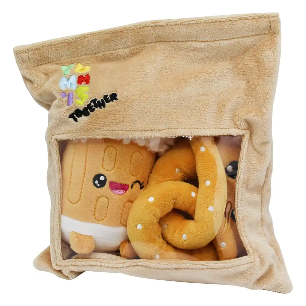 Yummis Together Plyšové figurky 2 balení Preclík a Pivo v tašce na jídlo s sebou 21 cm fotografii produktu