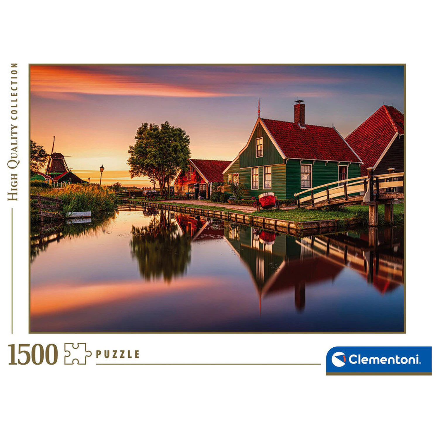 Zaanse Schans puzzle 1500 dílků fotografii produktu