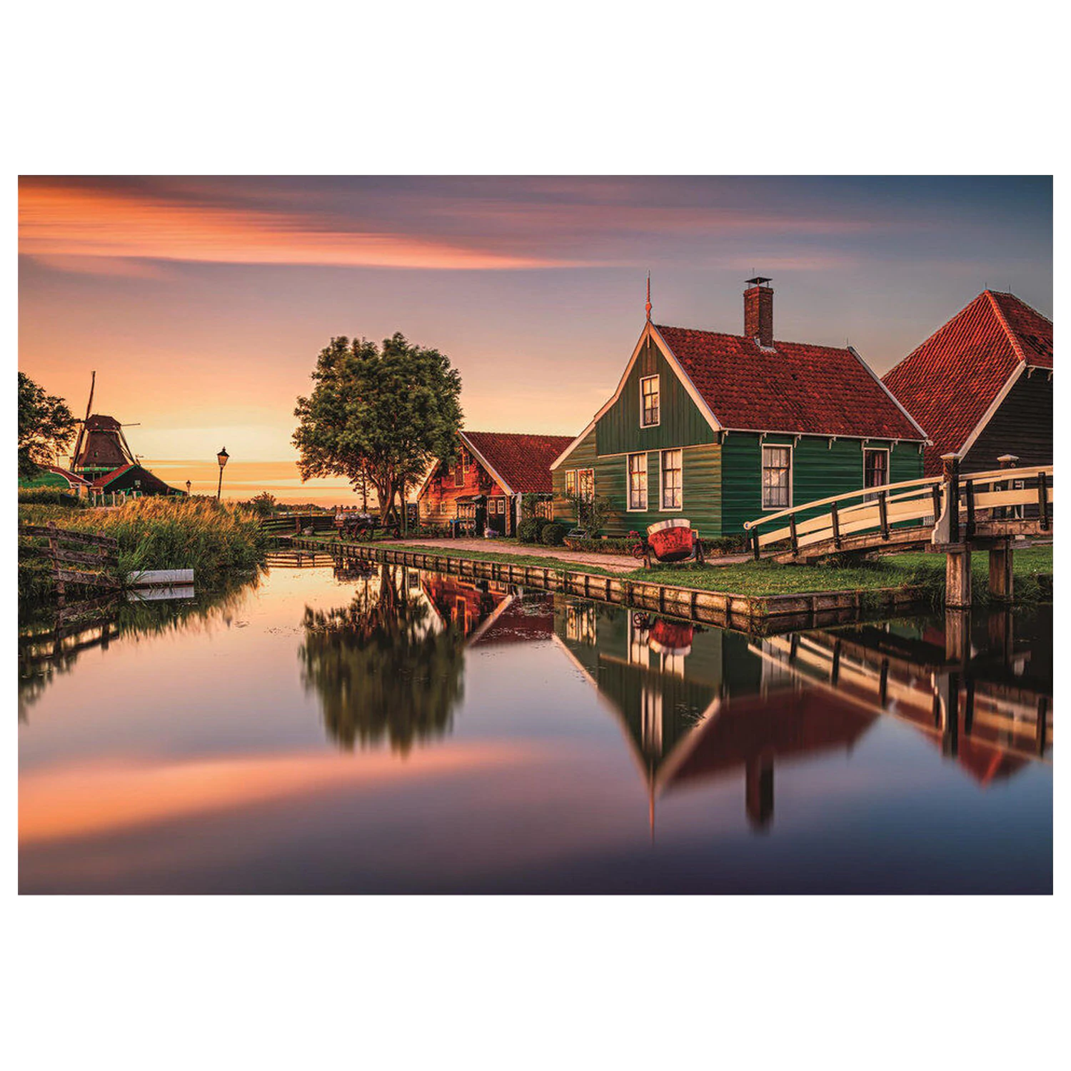 Zaanse Schans puzzle 1500 dílků fotografii produktu