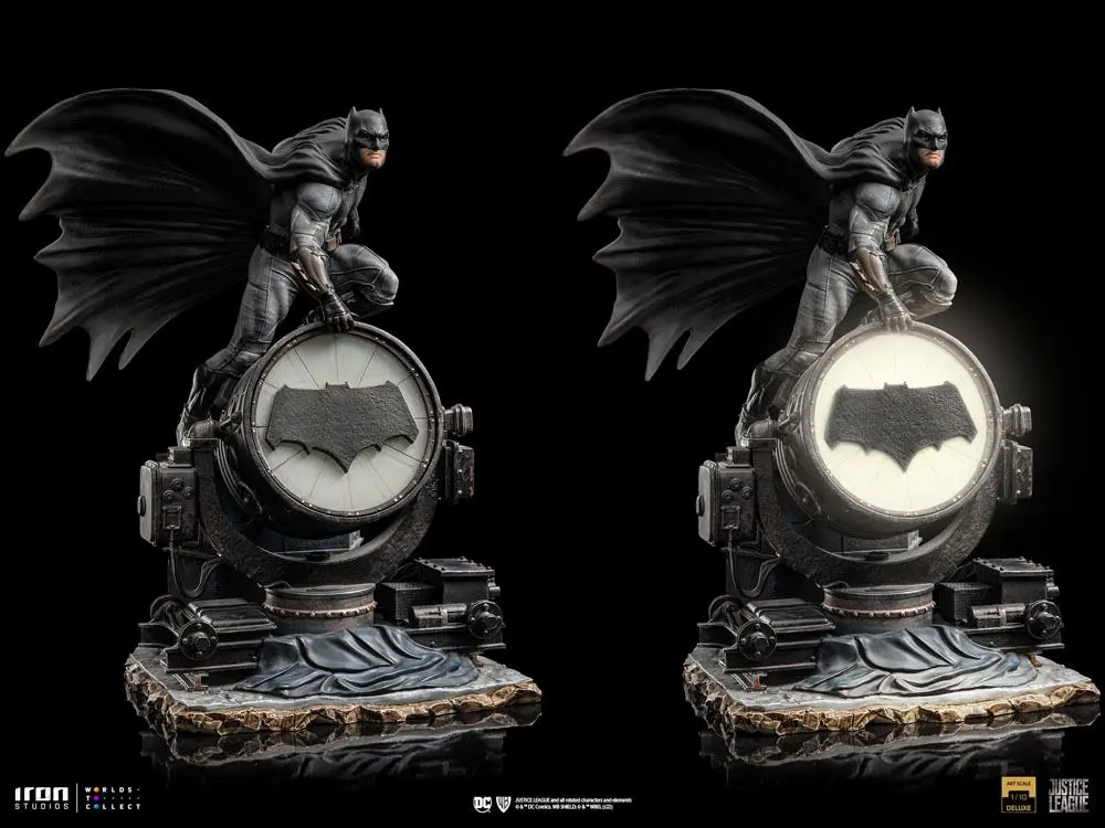 Zack Snyder's Justice League Deluxe Art Scale Statue 1/10 Batman na Batsignalu 28 cm soška fotografii produktu