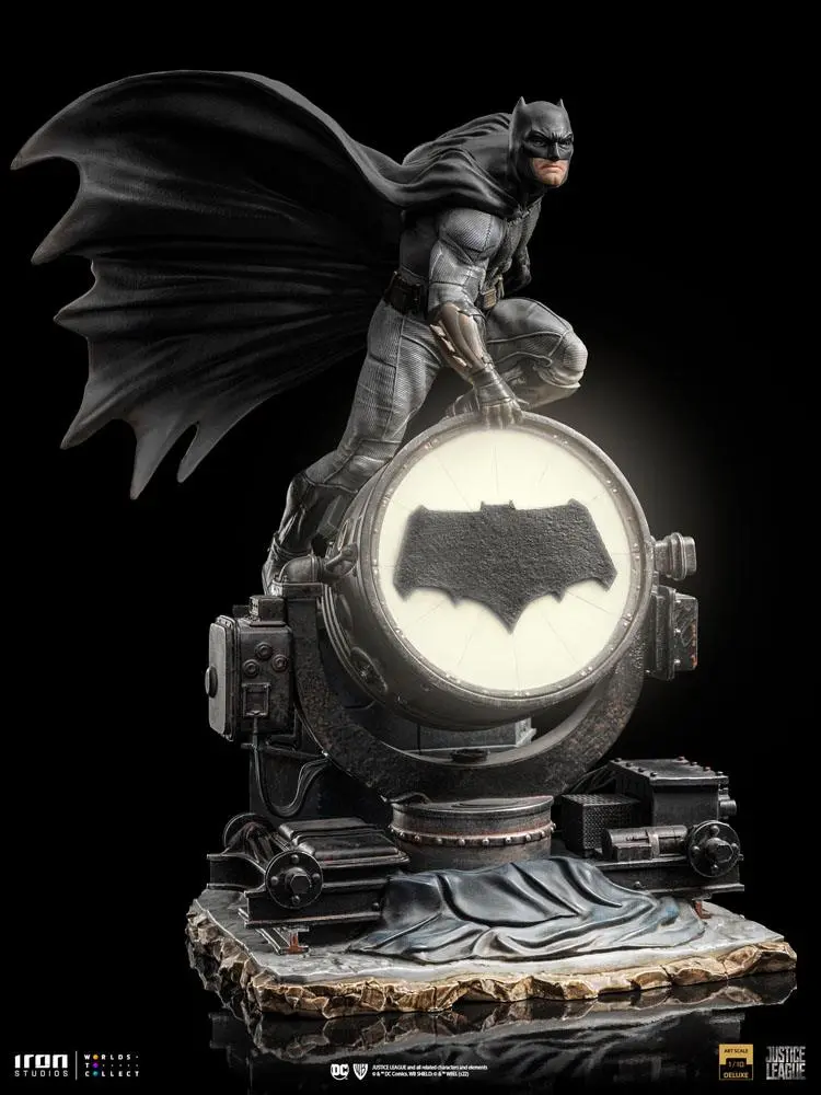 Zack Snyder's Justice League Deluxe Art Scale Statue 1/10 Batman na Batsignalu 28 cm soška fotografii produktu