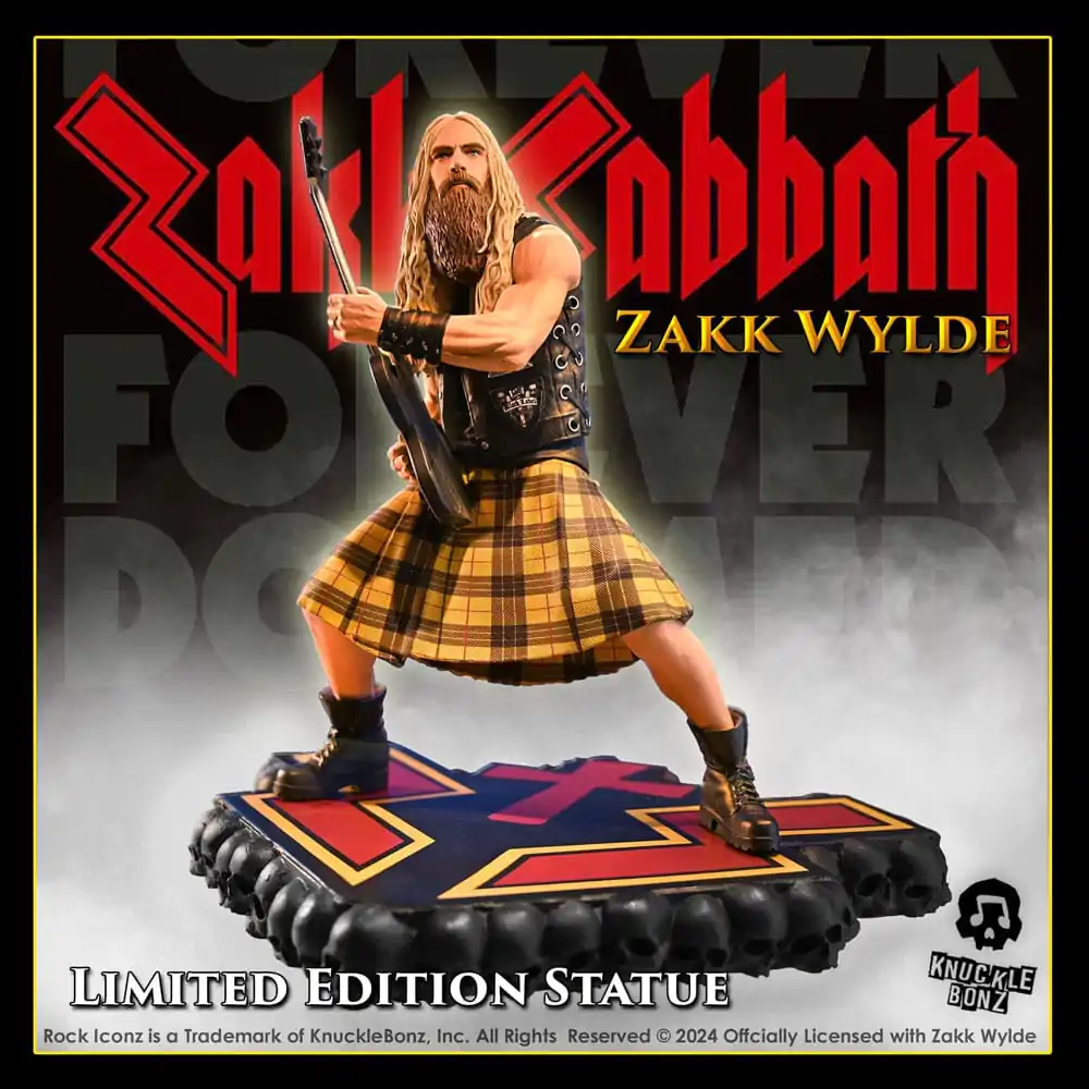 Zakk Sabbath Rock Iconz Socha Zakk Wylde II 22 cm fotografii produktu