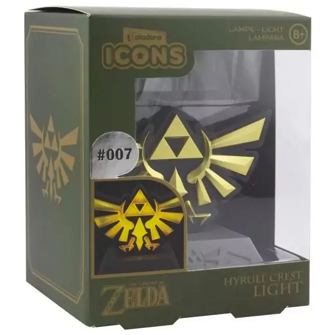 The Legend of Zelda Icon Light Hyrule Crest ikonické světlo fotografii produktu