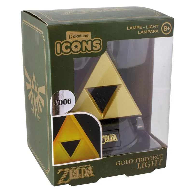 The Legend of Zelda 3D Icon Light Gold Triforce 10 cm fotografii produktu