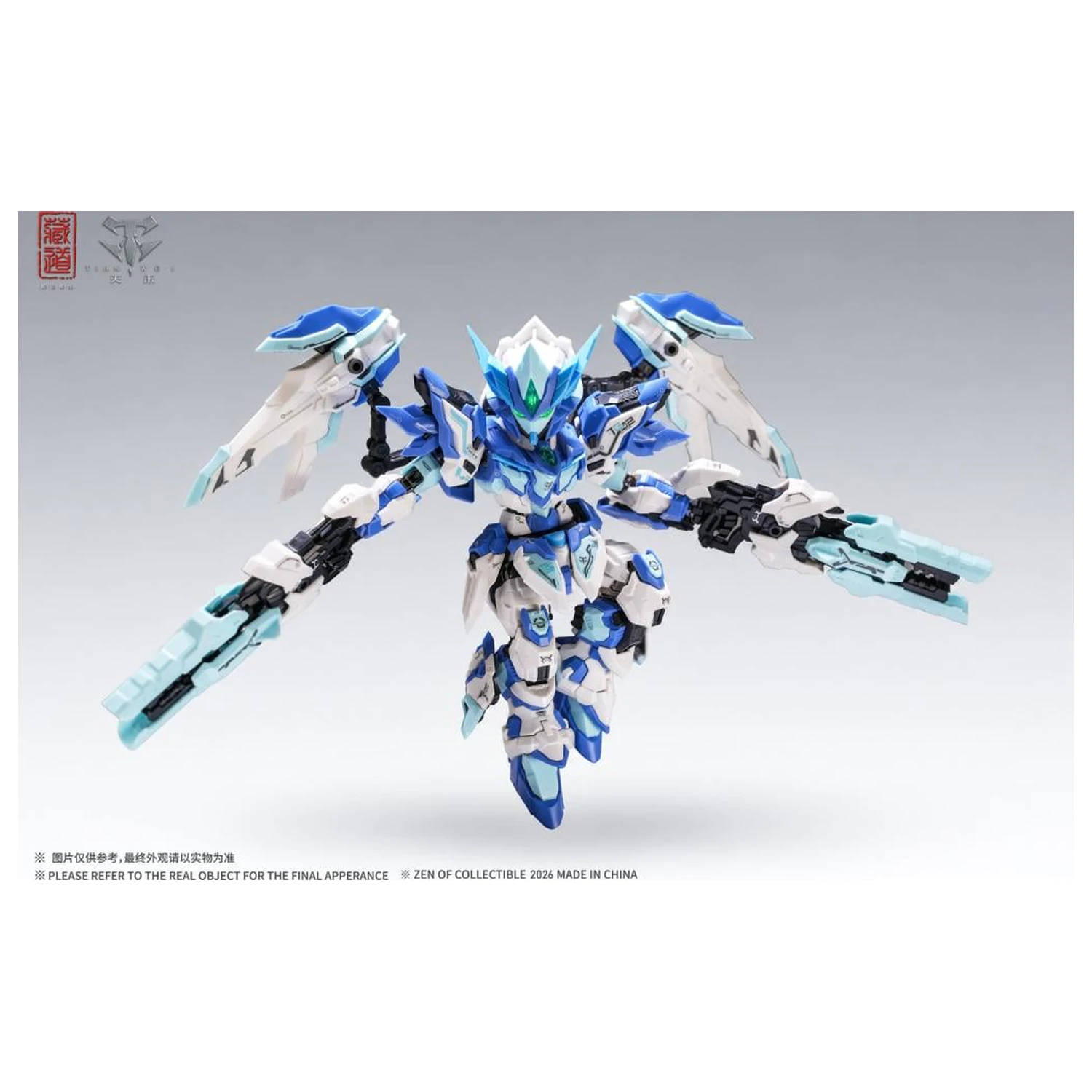 ZEN OF Collectible CD-TGM-01C TGM Tian Fa Blue LE Model stavebnice 14cm fotografii produktu