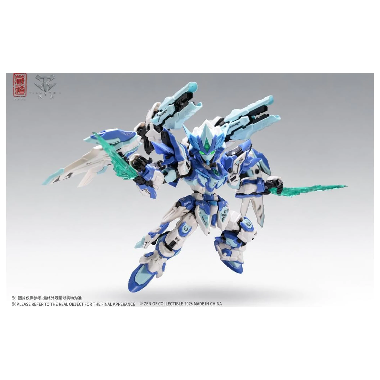 ZEN OF Collectible CD-TGM-01C TGM Tian Fa Blue LE Model stavebnice 14cm fotografii produktu