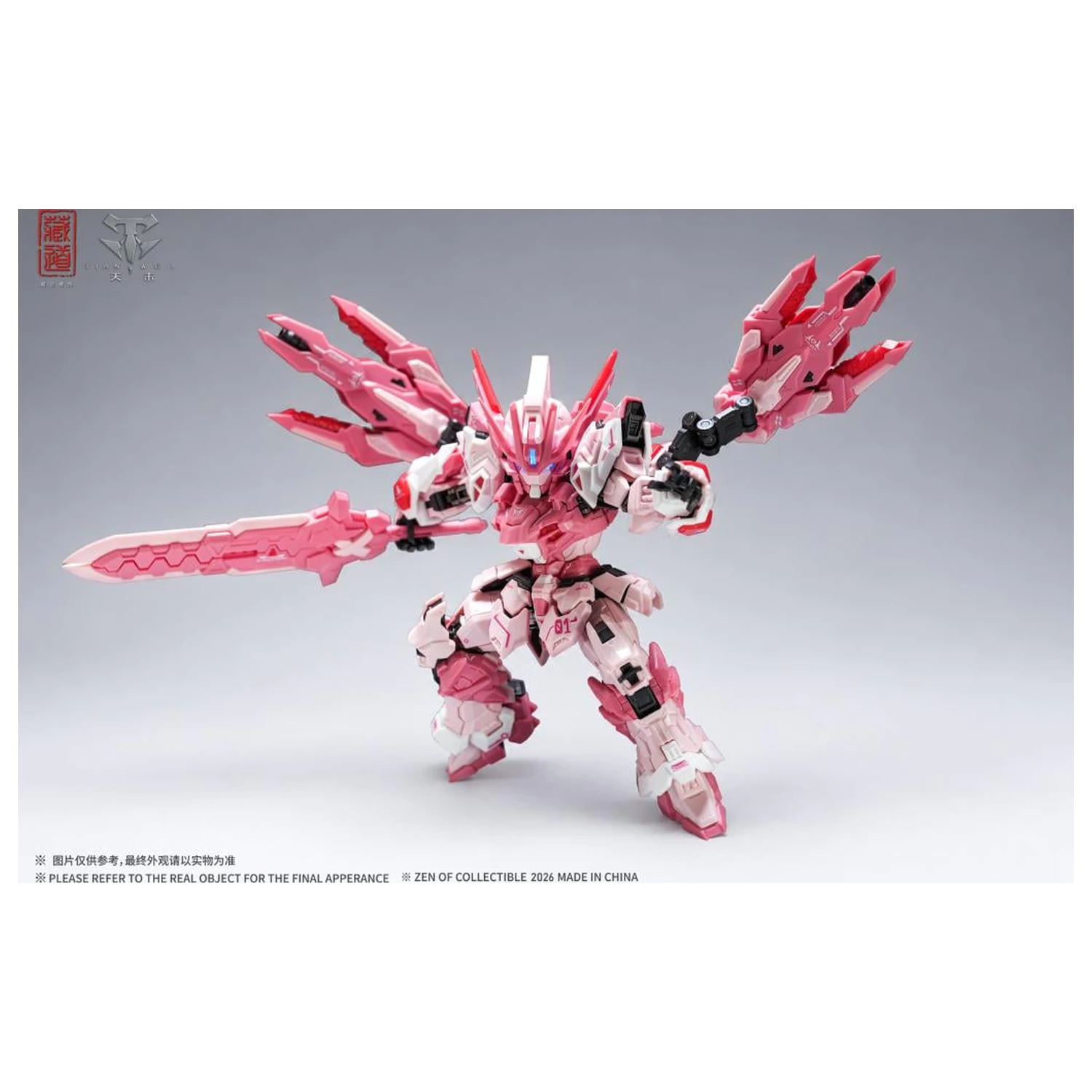 Zen of Collectible CD-TGM-01C TGM Tian Wei Pink LE Plastikový model kit 14 cm fotografii produktu