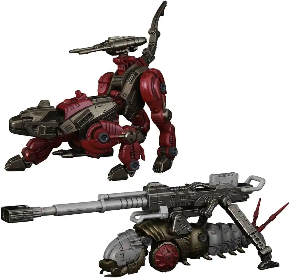 Zoids Plastikové modelové stavebnice 2-Pack 1/100 RMZ-010 Canoly Molga a Hell Cat Base Guards Sets 20 centimetrů fotografii produktu