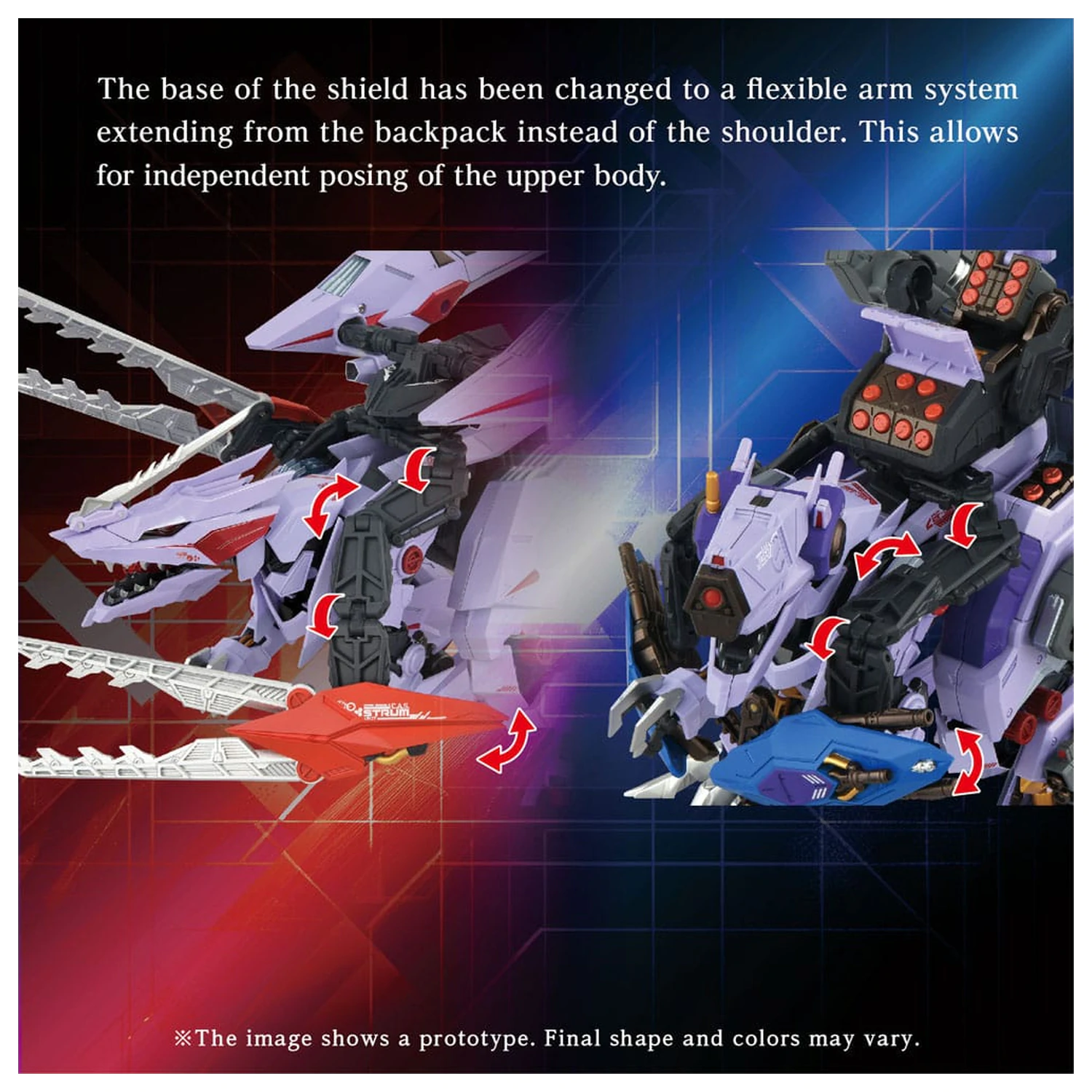 Zoids Model Kit sada příslušenství AM-Z01CP Berserk Fury Sturm & Jagd Unit fotografii produktu