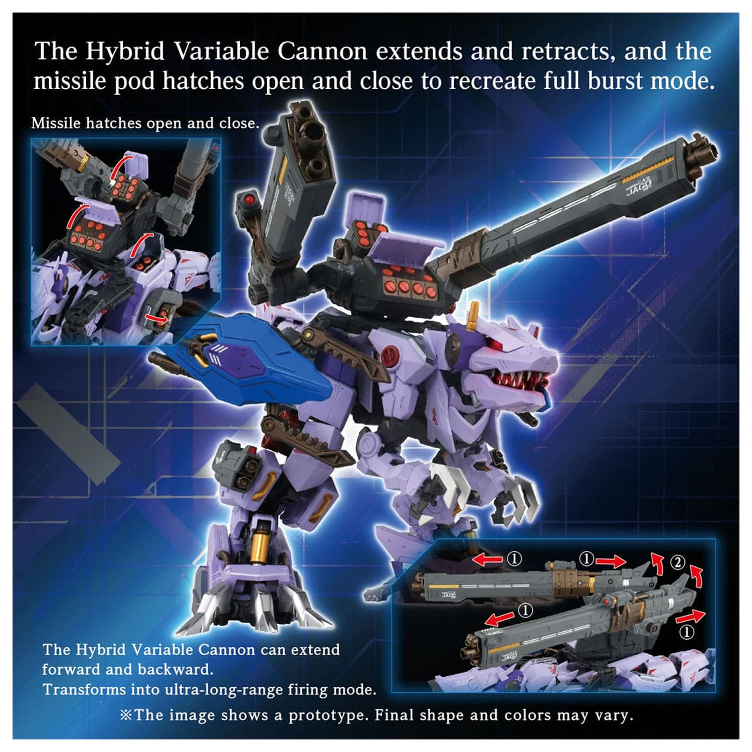 Zoids Model Kit sada příslušenství AM-Z01CP Berserk Fury Sturm & Jagd Unit fotografii produktu