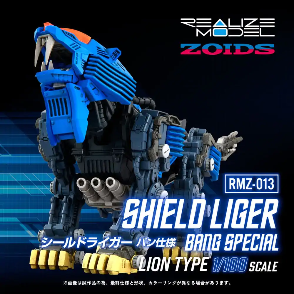 Zoids Plastiková Modelová Sada 1/100 RMZ-013 Shield Liger Bang Special 25 cm fotografii produktu