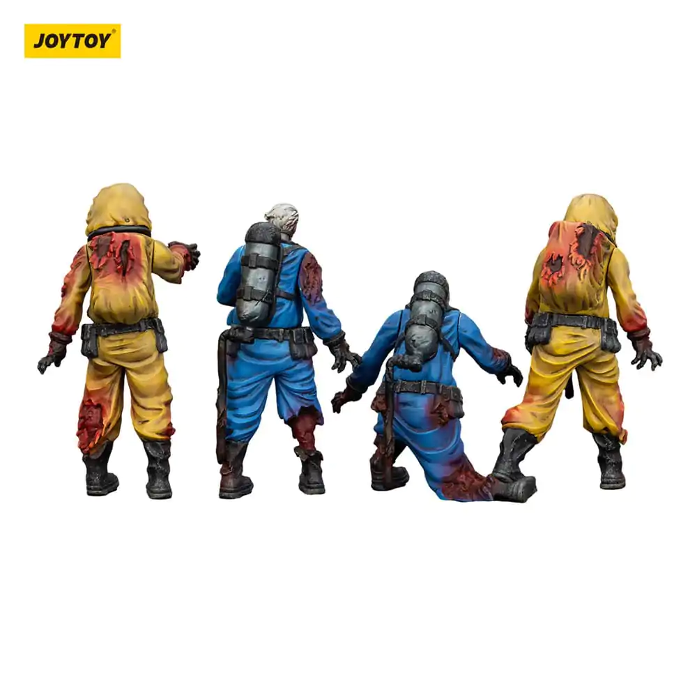 Zombie Dark Source Akční figurky 4-Pack Biochemical Lab Team 8 cm fotografii produktu