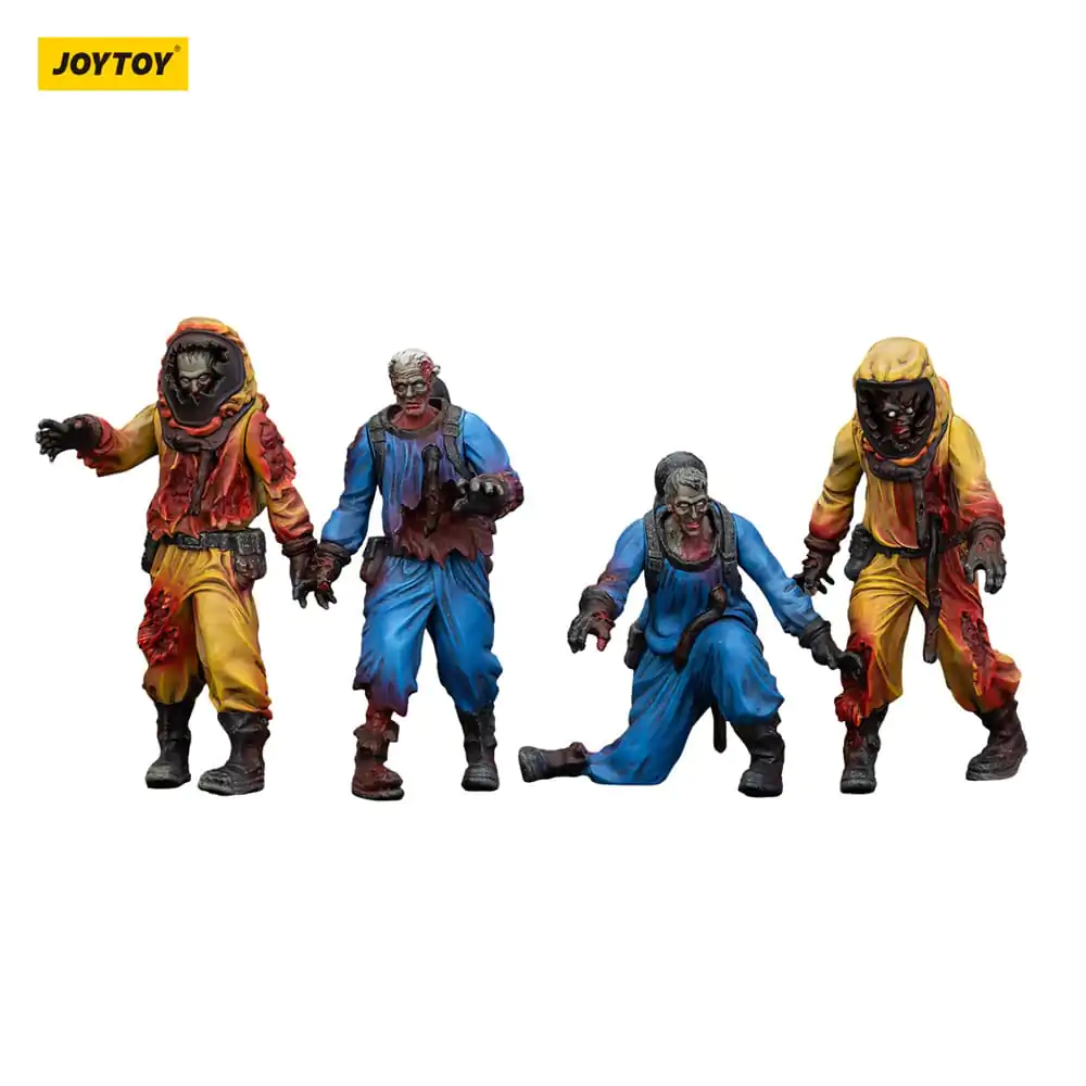 Zombie Dark Source Akční figurky 4-Pack Biochemical Lab Team 8 cm fotografii produktu