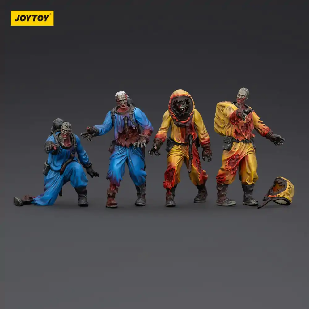 Zombie Dark Source Akční figurky 4-Pack Biochemical Lab Team 8 cm fotografii produktu