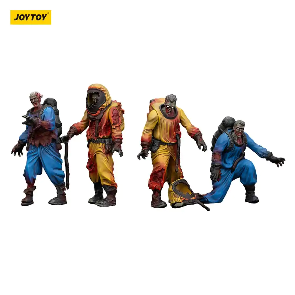 Zombie Dark Source Akční figurky 4-Pack Biochemical Lab Team 8 cm fotografii produktu