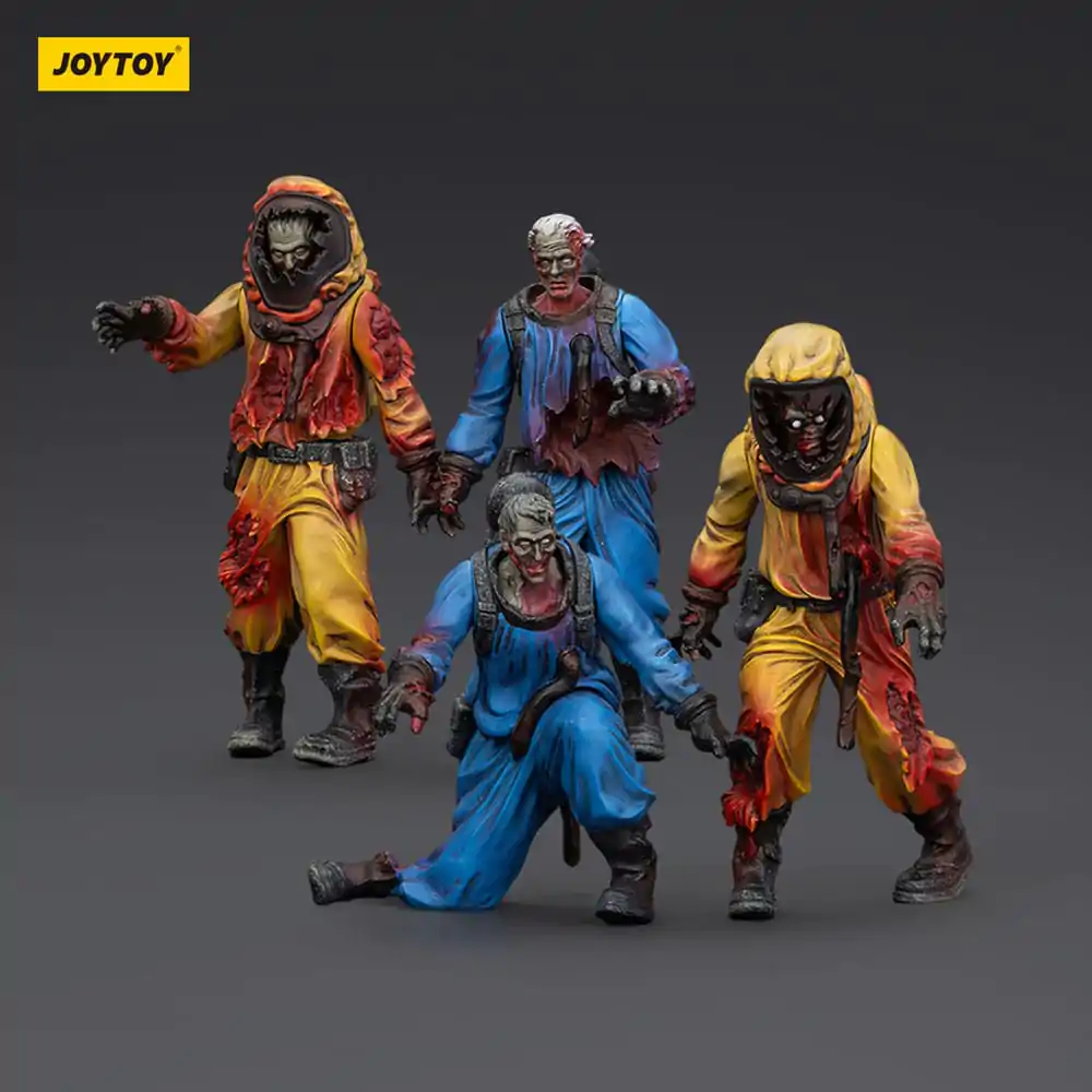Zombie Dark Source Akční figurky 4-Pack Biochemical Lab Team 8 cm fotografii produktu
