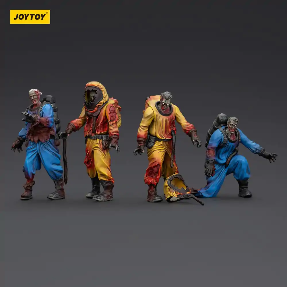 Zombie Dark Source Akční figurky 4-Pack Biochemical Lab Team 8 cm fotografii produktu