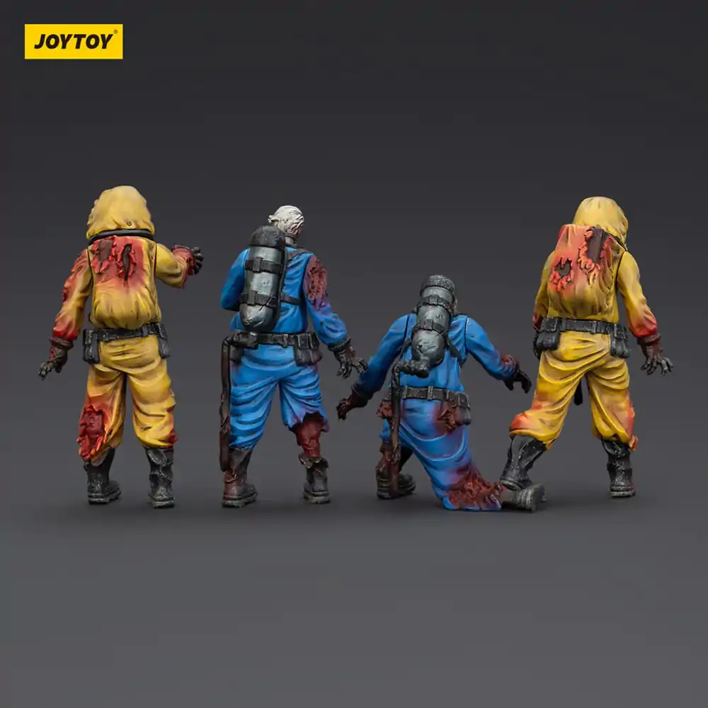 Zombie Dark Source Akční figurky 4-Pack Biochemical Lab Team 8 cm fotografii produktu