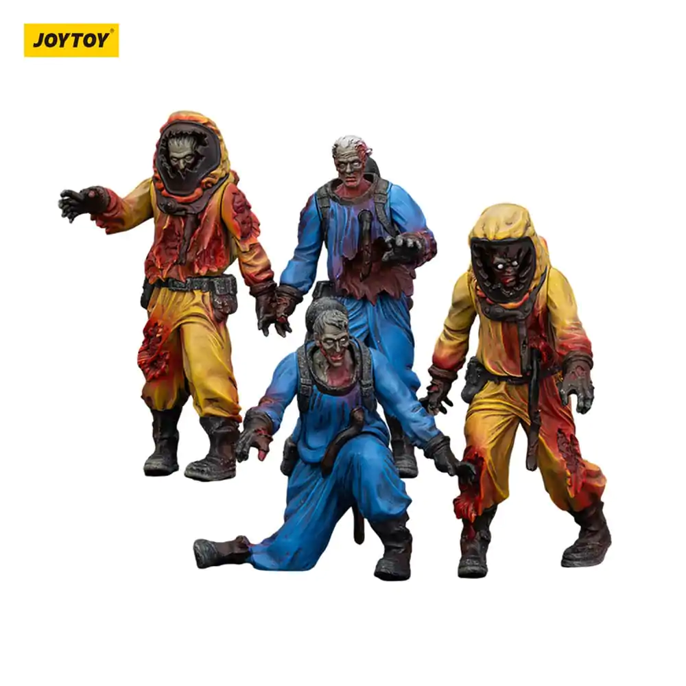 Zombie Dark Source Akční figurky 4-Pack Biochemical Lab Team 8 cm fotografii produktu