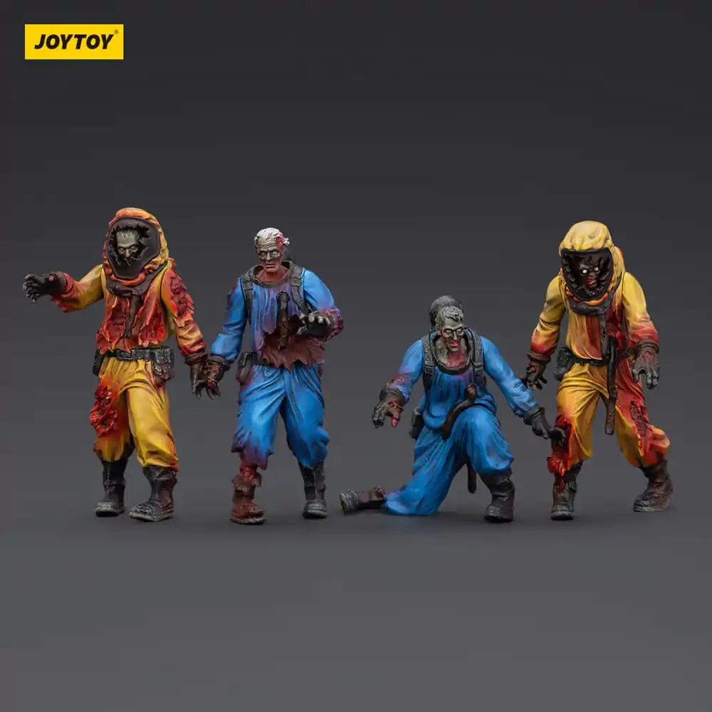 Zombie Dark Source Akční figurky 4-Pack Biochemical Lab Team 8 cm fotografii produktu