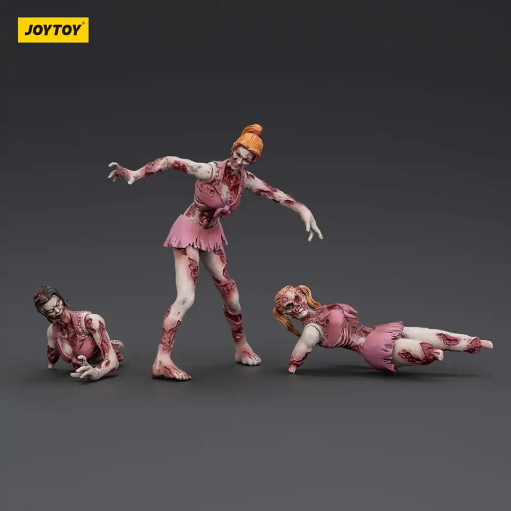 Zombie Dark Source akční figurky 3-Pack roztleskávačky 8 cm fotografii produktu