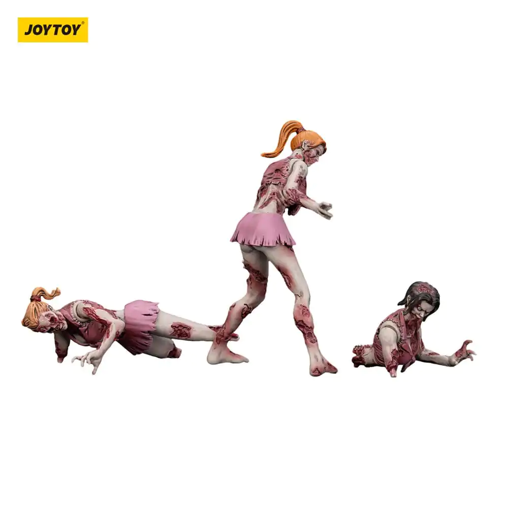 Zombie Dark Source akční figurky 3-Pack roztleskávačky 8 cm fotografii produktu