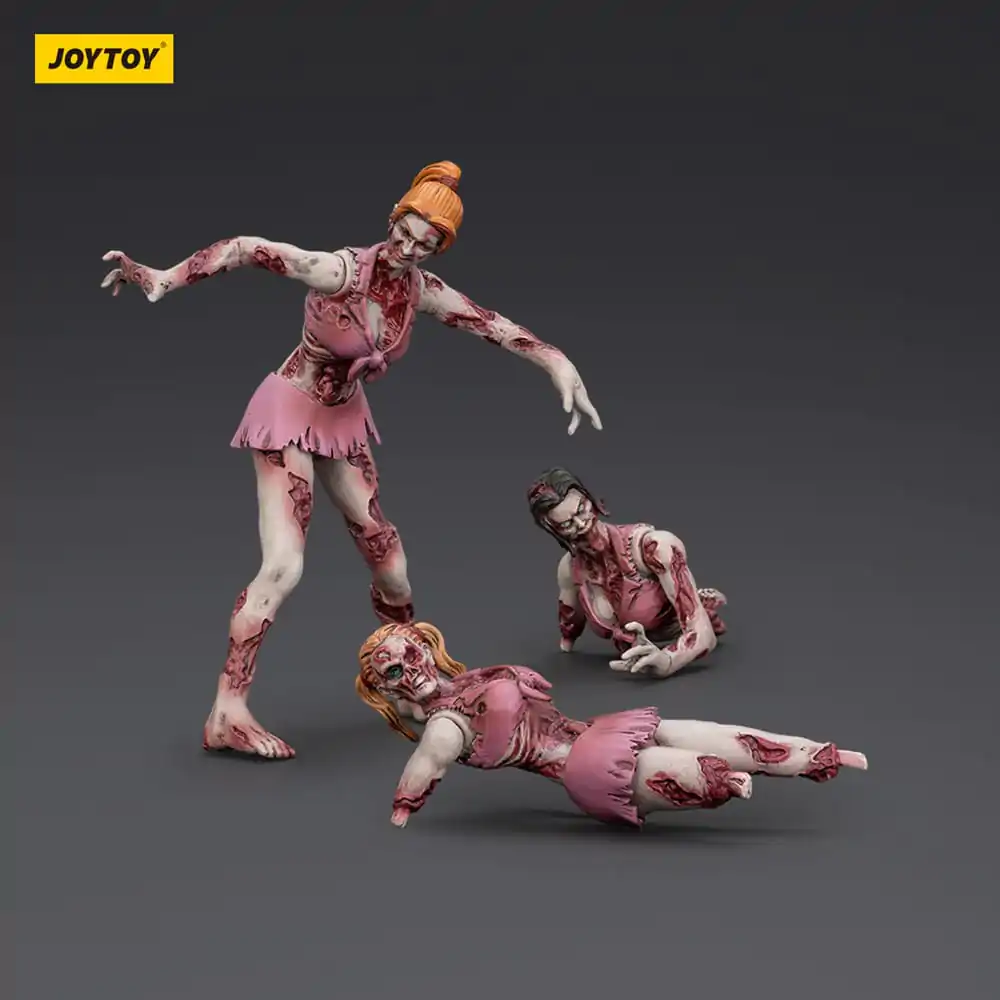 Zombie Dark Source akční figurky 3-Pack roztleskávačky 8 cm fotografii produktu