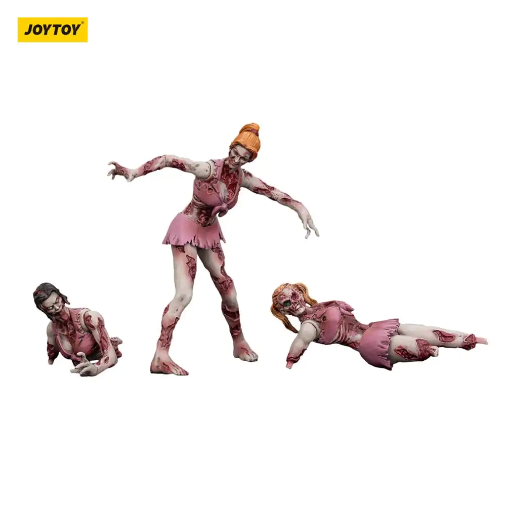 Zombie Dark Source akční figurky 3-Pack roztleskávačky 8 cm fotografii produktu