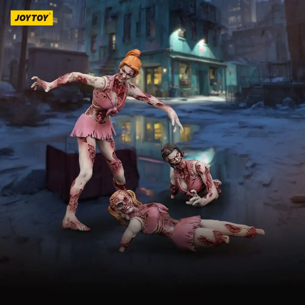 Zombie Dark Source akční figurky 3-Pack roztleskávačky 8 cm fotografii produktu