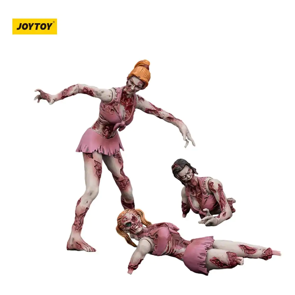 Zombie Dark Source akční figurky 3-Pack roztleskávačky 8 cm fotografii produktu