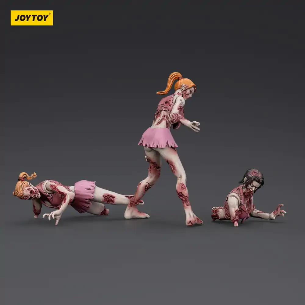 Zombie Dark Source akční figurky 3-Pack roztleskávačky 8 cm fotografii produktu