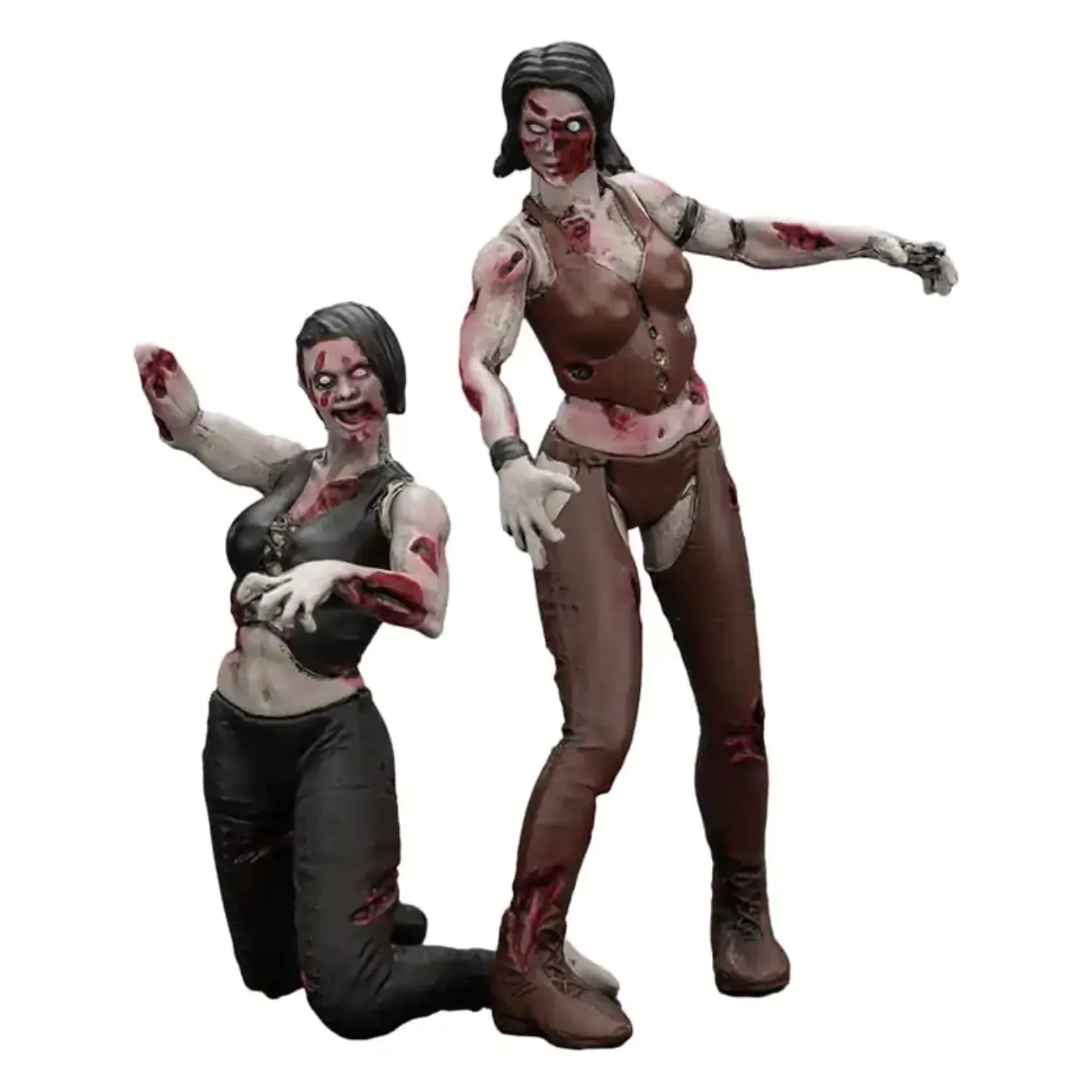 Zombie Dark Source akční figurky 2-Pack ženské zápasnice 8 cm fotografii produktu