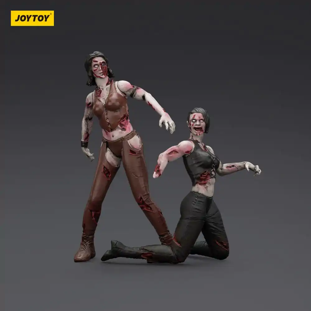 Zombie Dark Source akční figurky 2-Pack ženské zápasnice 8 cm fotografii produktu