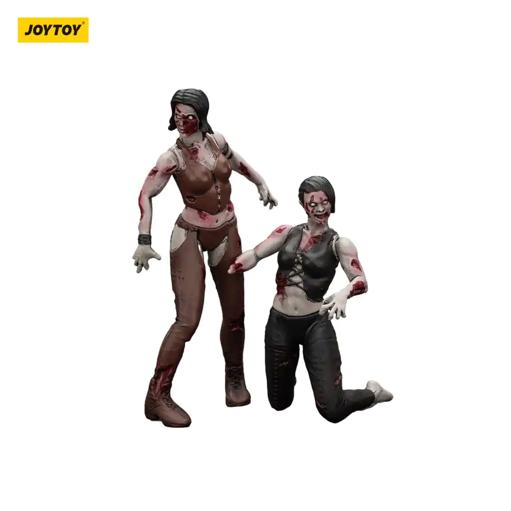 Zombie Dark Source akční figurky 2-Pack ženské zápasnice 8 cm fotografii produktu