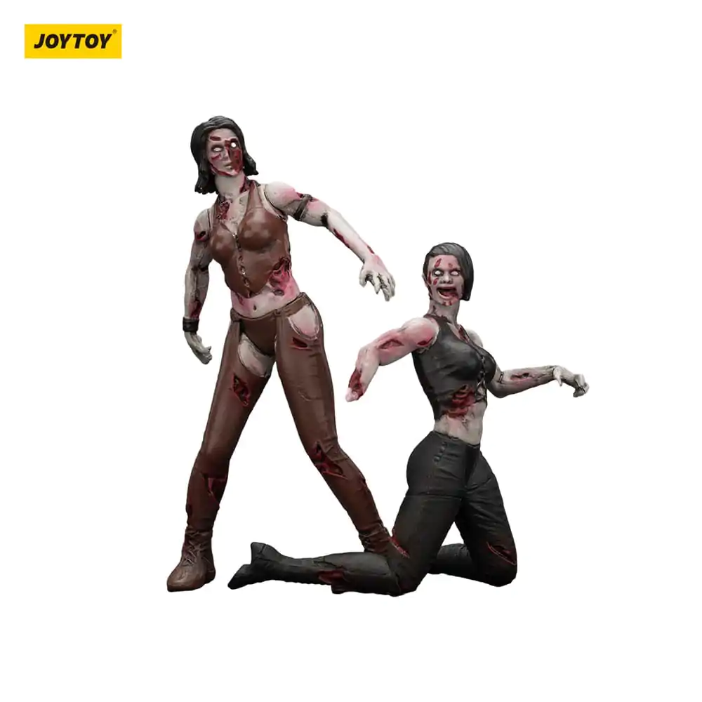 Zombie Dark Source akční figurky 2-Pack ženské zápasnice 8 cm fotografii produktu